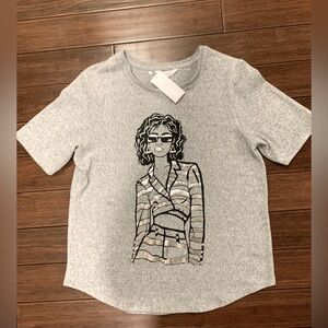 Love+Luxe sleeveless top, size M